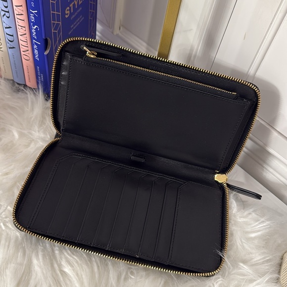 Burberry Plaid Coated Canvas Zip-Around Wallet - Picture 5 of 7